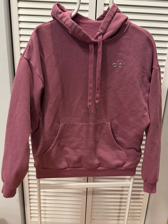 ALO Yoga Sweaters - Alo Yoga Accolade Hoodie Sweatshirt Women’s Size S Dusty Rose